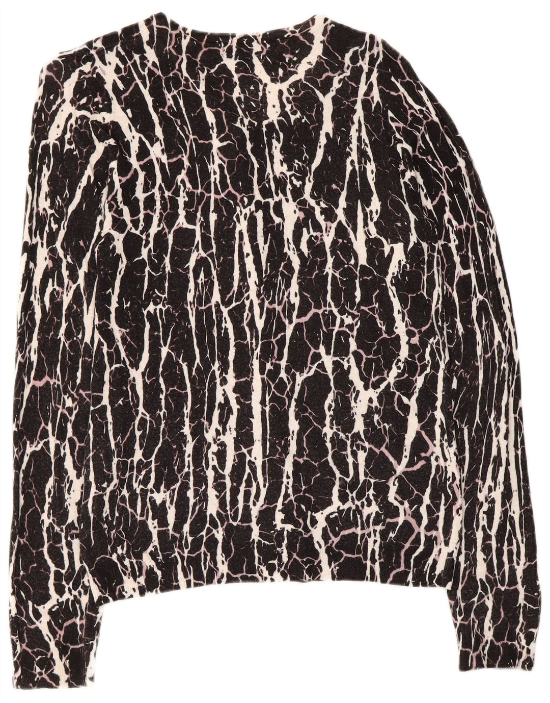 Suéter feminino Marks & Spencer com gola canoa Reino Unido 8 pequeno preto