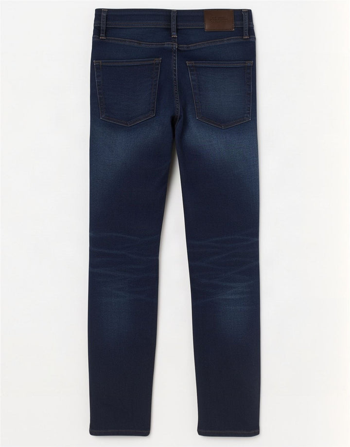 Jack & Jones Masculino Tim Slim Jeans W30 L30 Azul Marinho Algodão