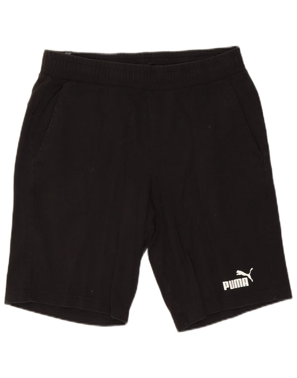 Puma Mens Sport Shorts Grande Algodão Preto