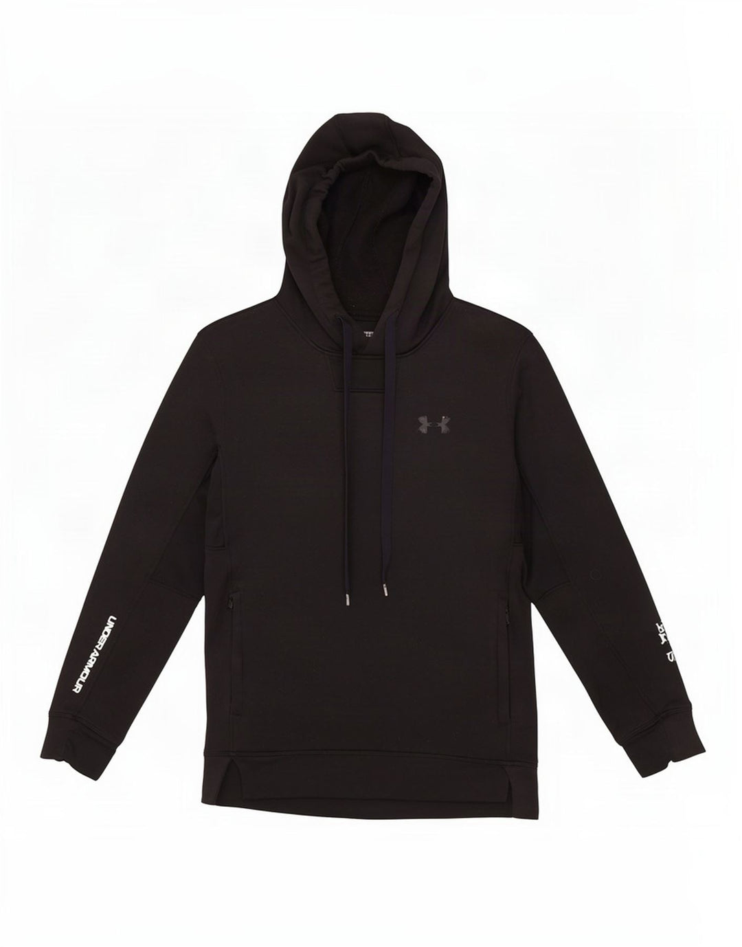 Under Armour Mens Fitted Hoodie Jumper Pequeno Poliéster Preto