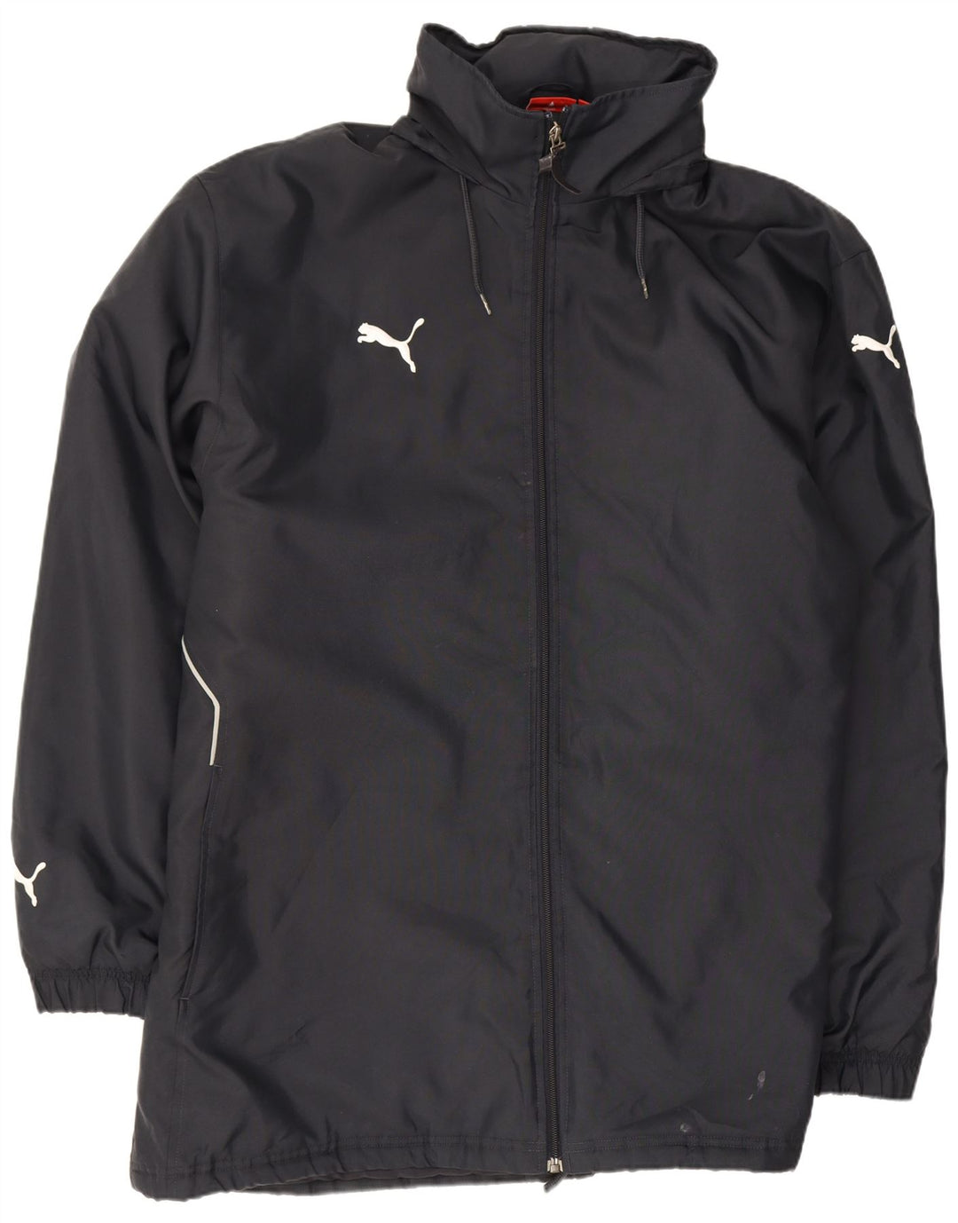 Capa de chuva masculina Puma com capuz UK 42 XL azul marinho poliéster