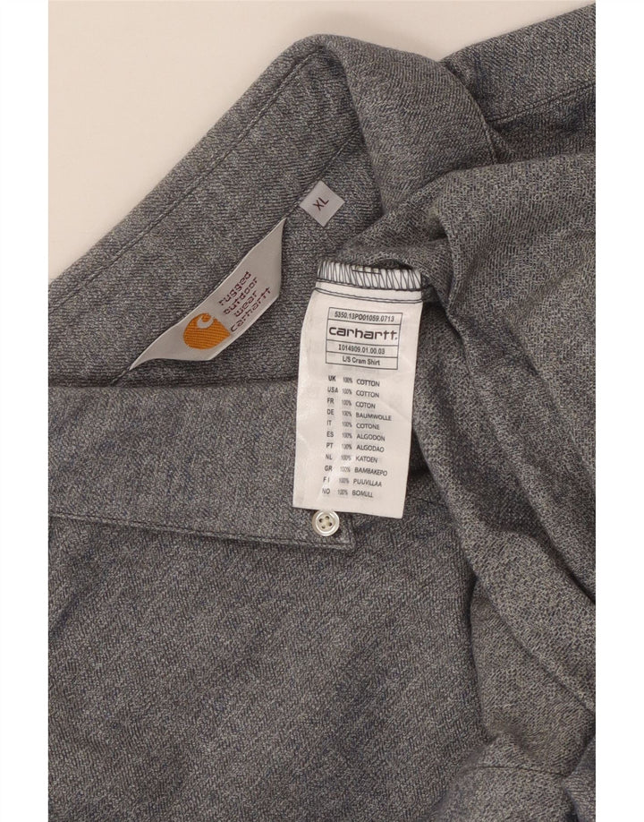 Camisa masculina Carhartt XL cinza algodão