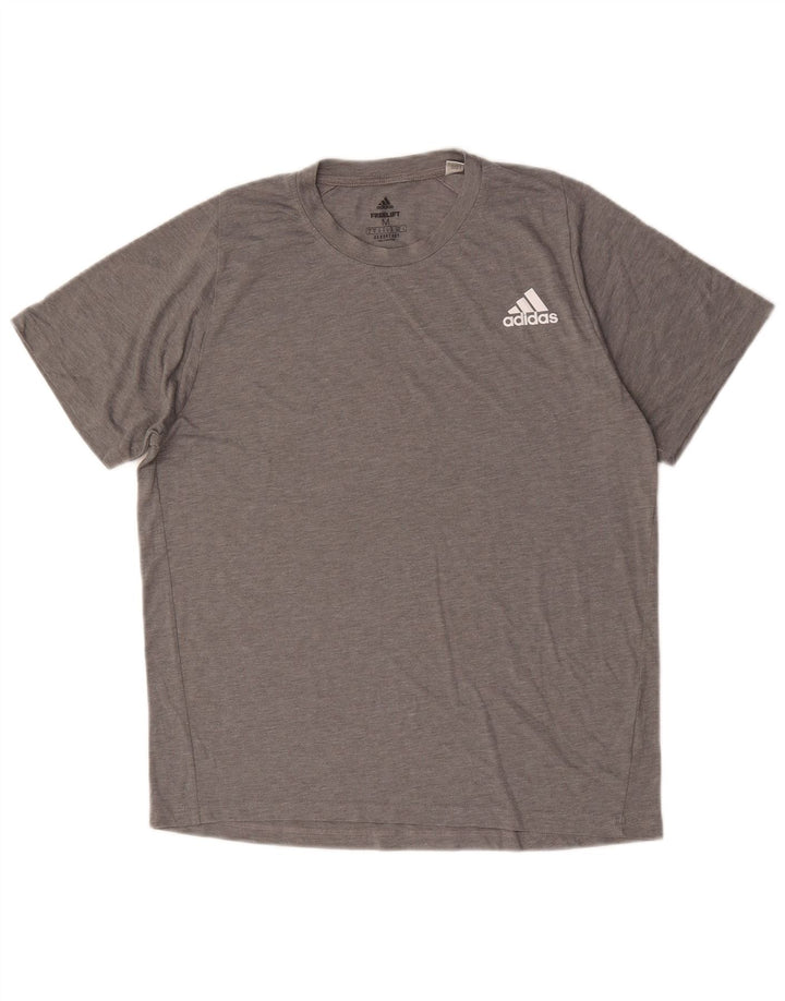 Adidas Mens Aeroready Camiseta Top Cinza Médio