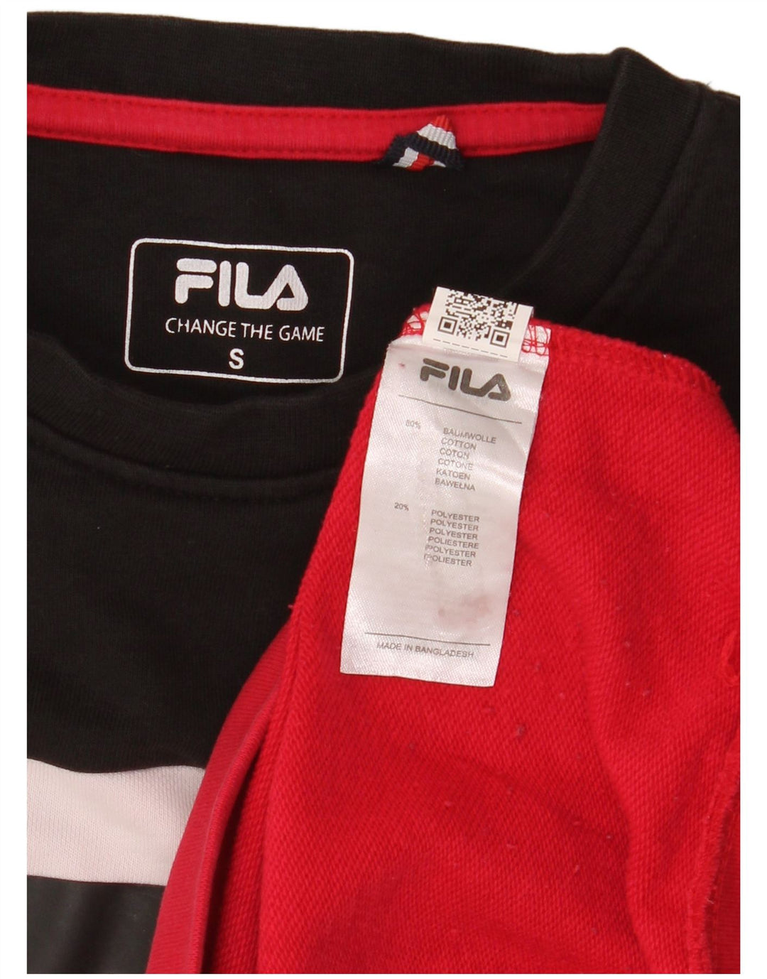 FILA Moletom Masculino Gráfico Jumper Pequeno Multicolorido Colorblock Algodão