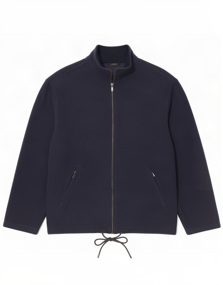 Jaqueta Marks & Spencer masculina St. Michael Fleece Reino Unido 40 grande azul marinho