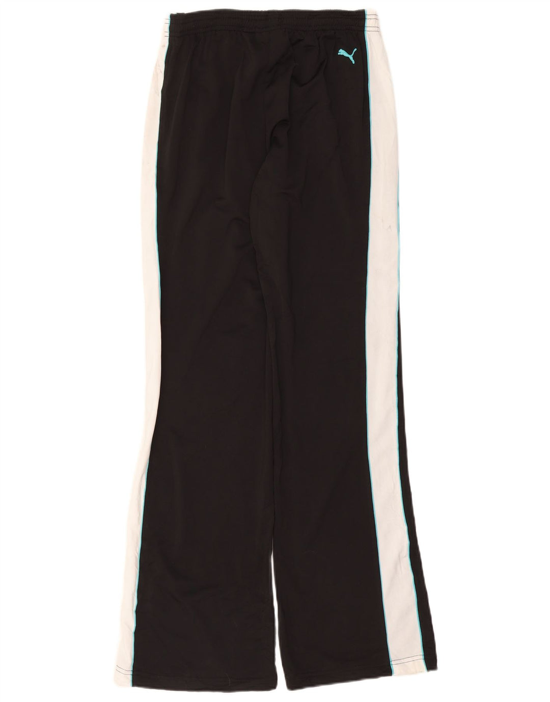 Calça de treino feminina PUMA UK 14 grande preto colorblock poliéster