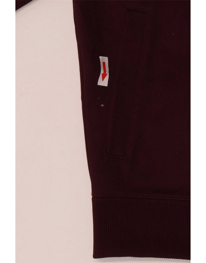 Jaqueta de treino masculina Fred Perry 9-10 anos médio marrom colorblock