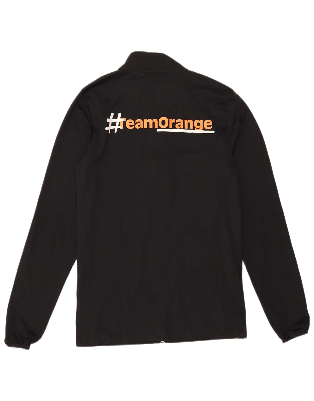 Nike Mens Dri Fit Graphic Tracksuit Top Jaqueta Pequena Poliéster Preto