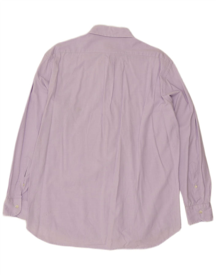 Camisa masculina Brooksfield tamanho 40 algodão roxo médio