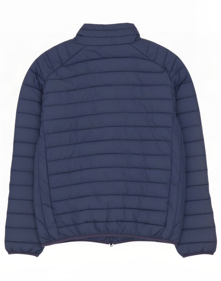 Jaqueta acolchoada masculina Ellesse UK 42 XL Poliéster azul marinho
