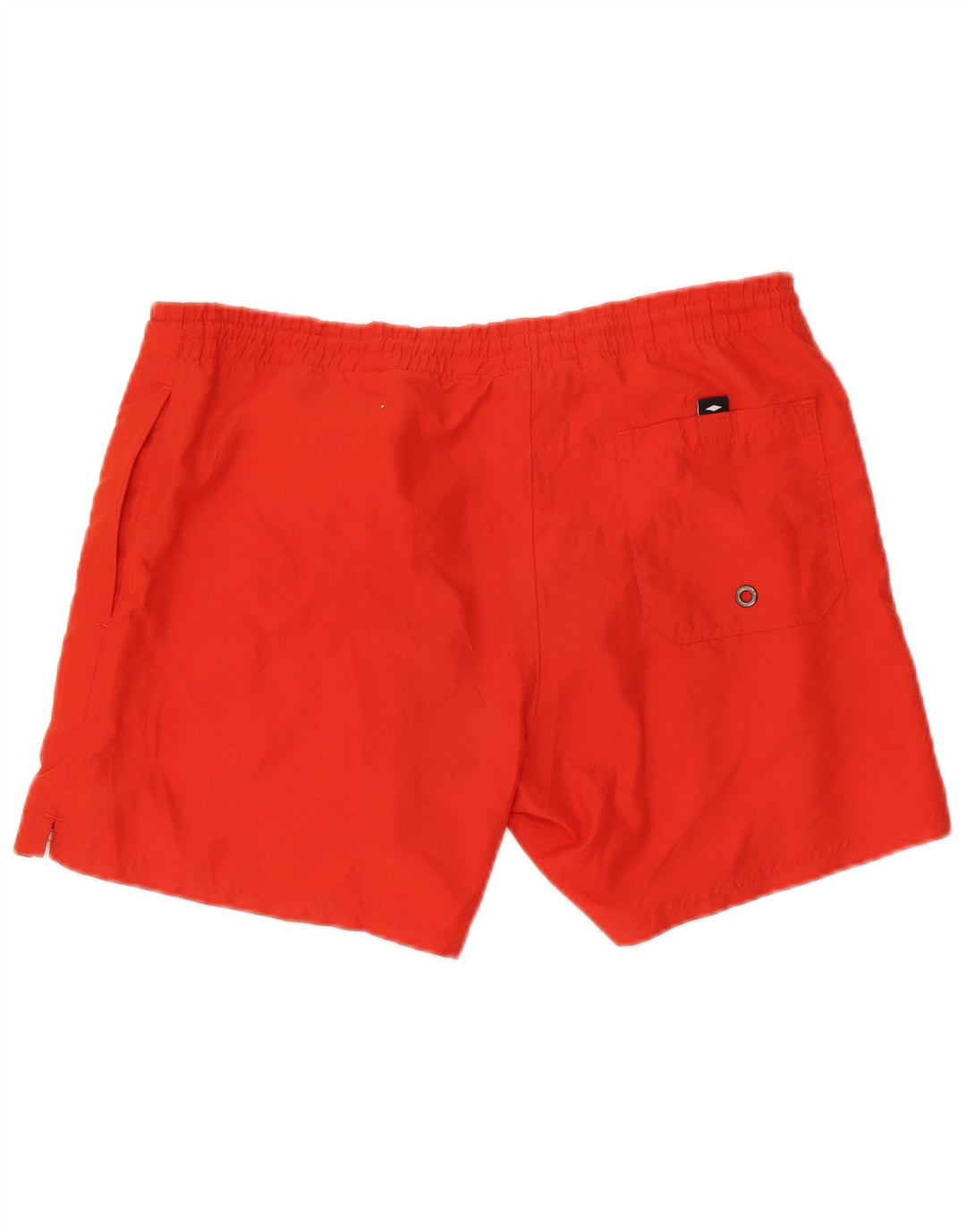 Bear Mens Natação Shorts Médio Listrado Vermelho