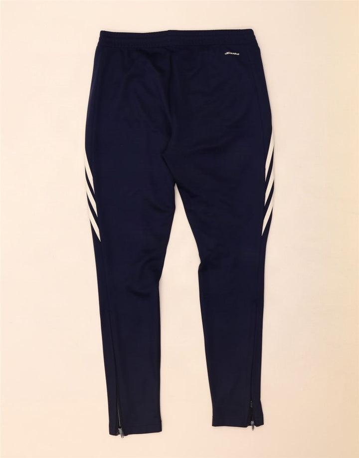 Calça de treino masculina Adidas Climalite médio azul marinho poliéster