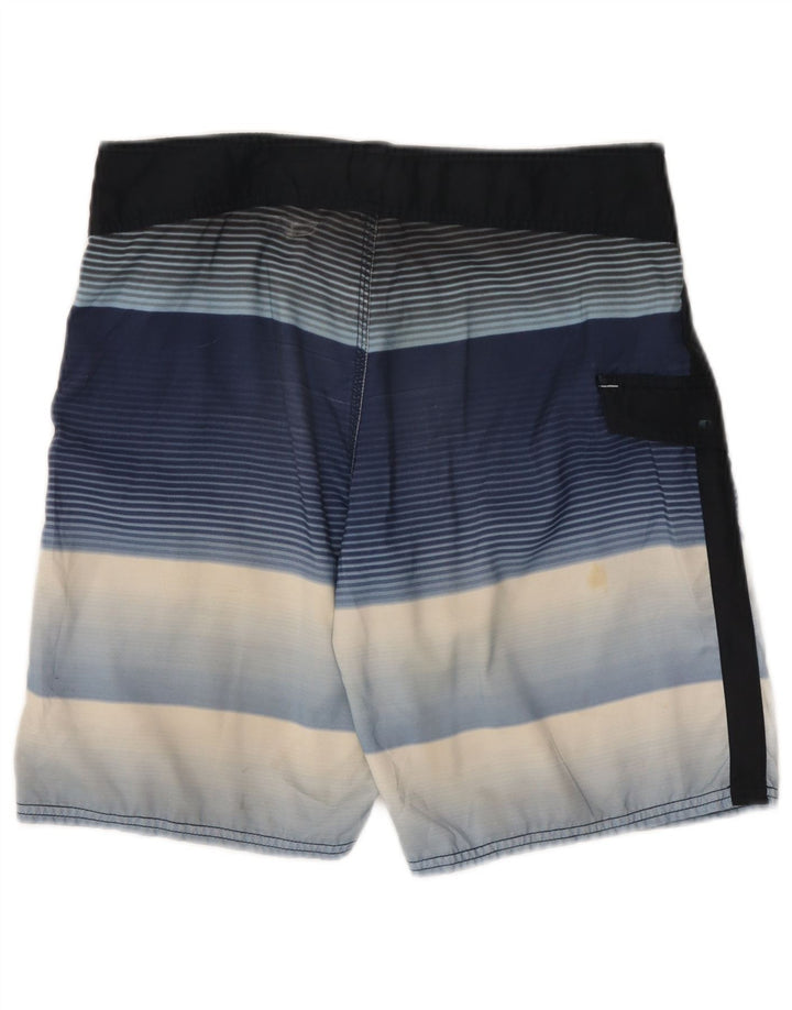 Shorts de natação masculino OAKLEY médio listrado azul