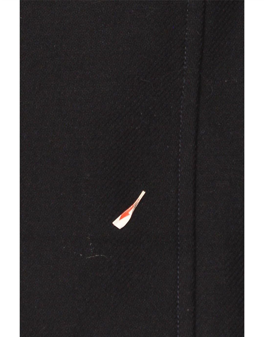 Zara Womens Pea Coat UK 18 XL Lã Azul Marinho
