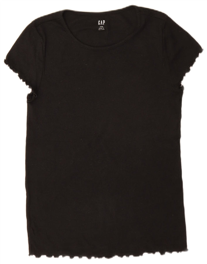 Camiseta feminina alta Gap Reino Unido 14 médio preto