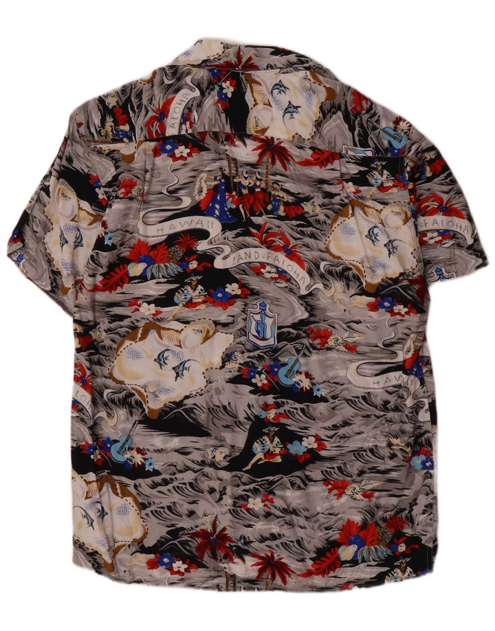 Camisa gráfica masculina MAURO GESANDRO IT 48/50 média multicolorida havaiana