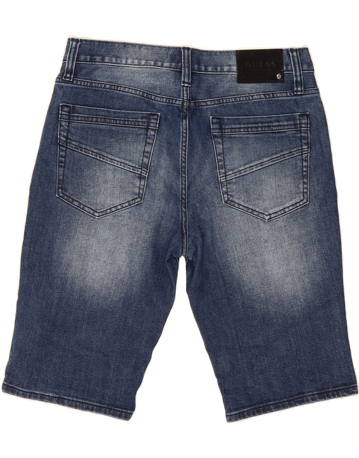 GUESS Womens Denim Shorts W32 Large  Blue Vintage Guess and Second-Hand Guess from Messina Hembry 