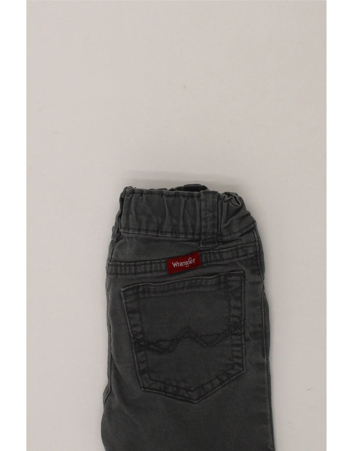 WRANGLER Girls Straight Jeans 2-3 Years W18 L13 Grey Cotton Vintage Wrangler and Second-Hand Wrangler from Messina Hembry 