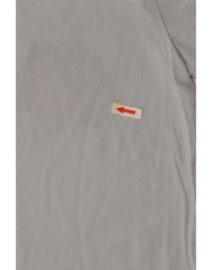 Camiseta feminina gráfica Levi's Top UK 12 algodão azul médio