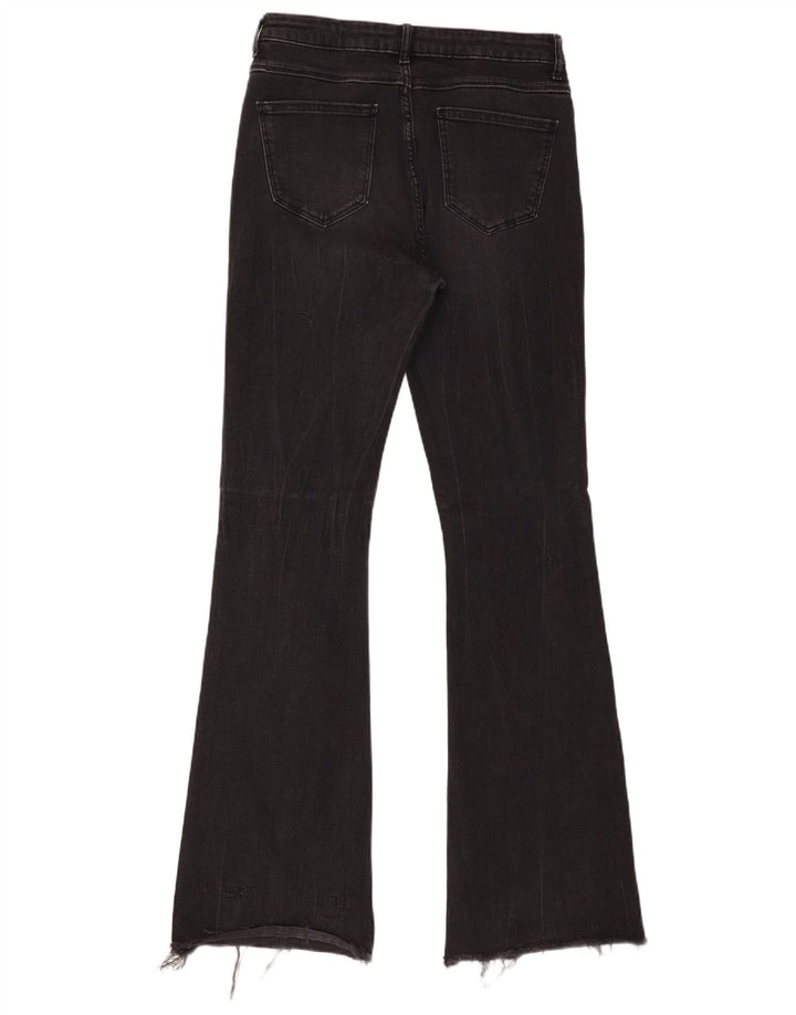 Calça jeans feminina cintura alta Zara EU 40 médio W30 L34 algodão preto