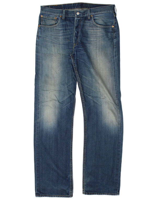 Levi's Masculino 501 Straight Jeans W34 L34 Azul Algodão