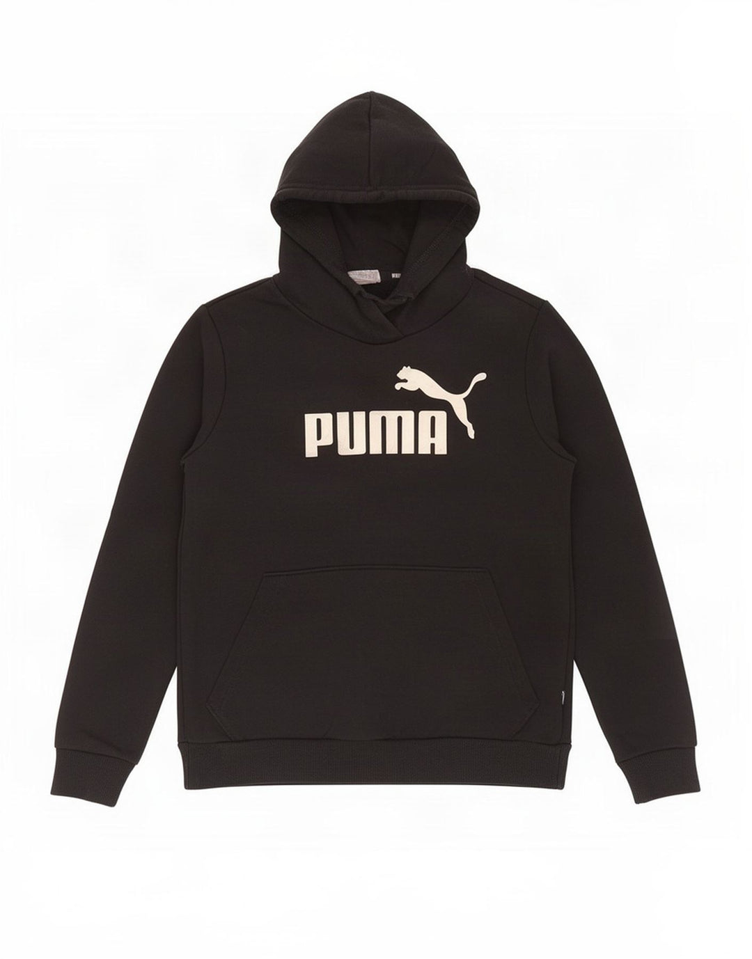 Puma feminino gráfico moletom com capuz UK 12 médio preto poliéster