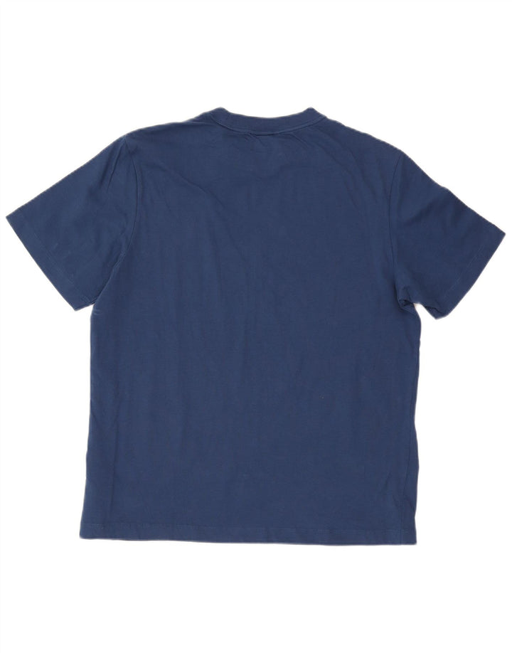 Camiseta masculina Calvin Klein Jeans top médio azul marinho algodão