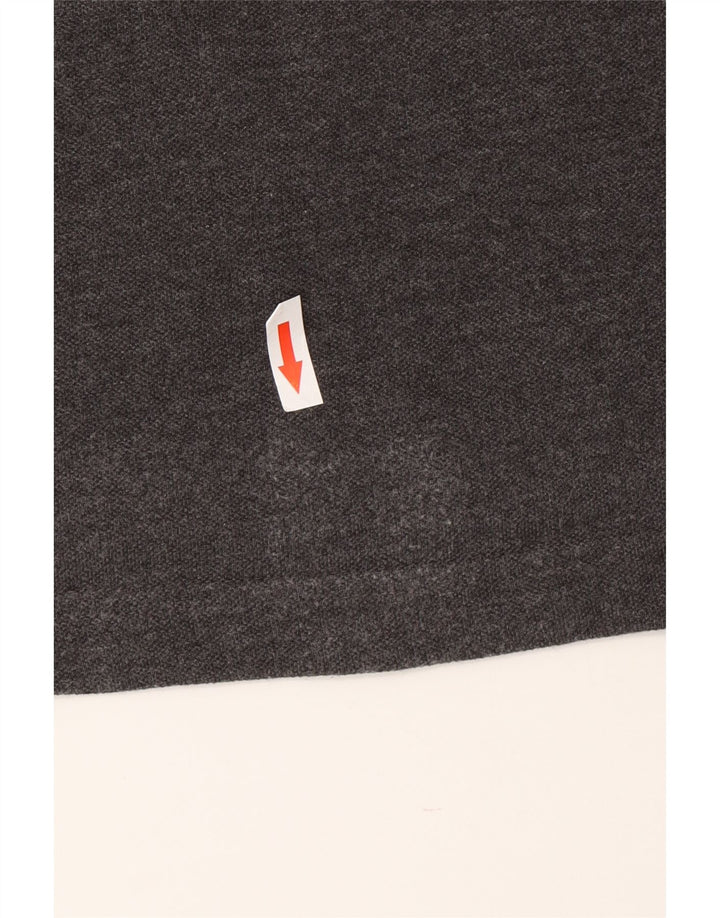 Camisa polo masculina Pierre Cardin Regular Fit cinza médio algodão clássico