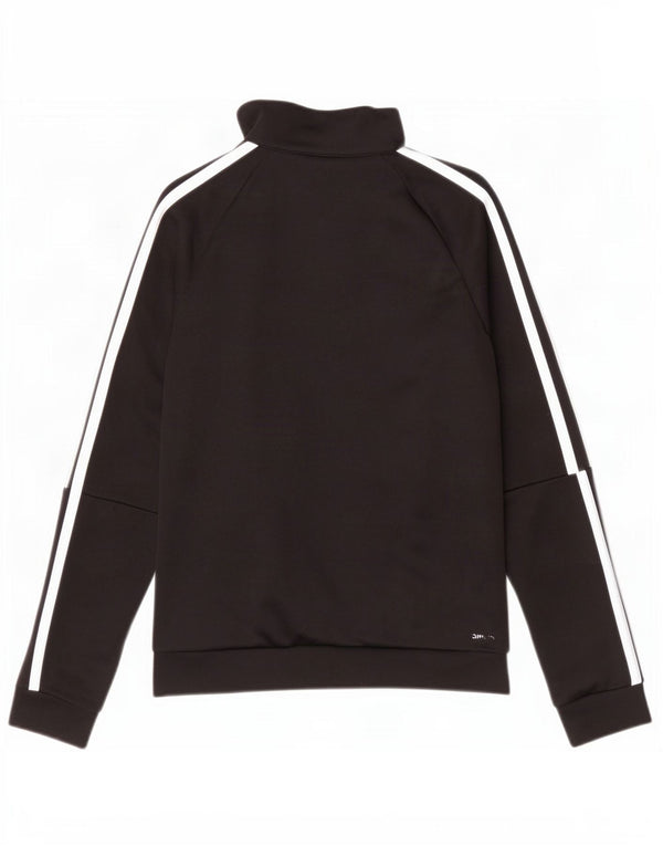 Adidas Womens Climalite Tracksuit Top Jacket UK 4/6 XS Preto Poliéster