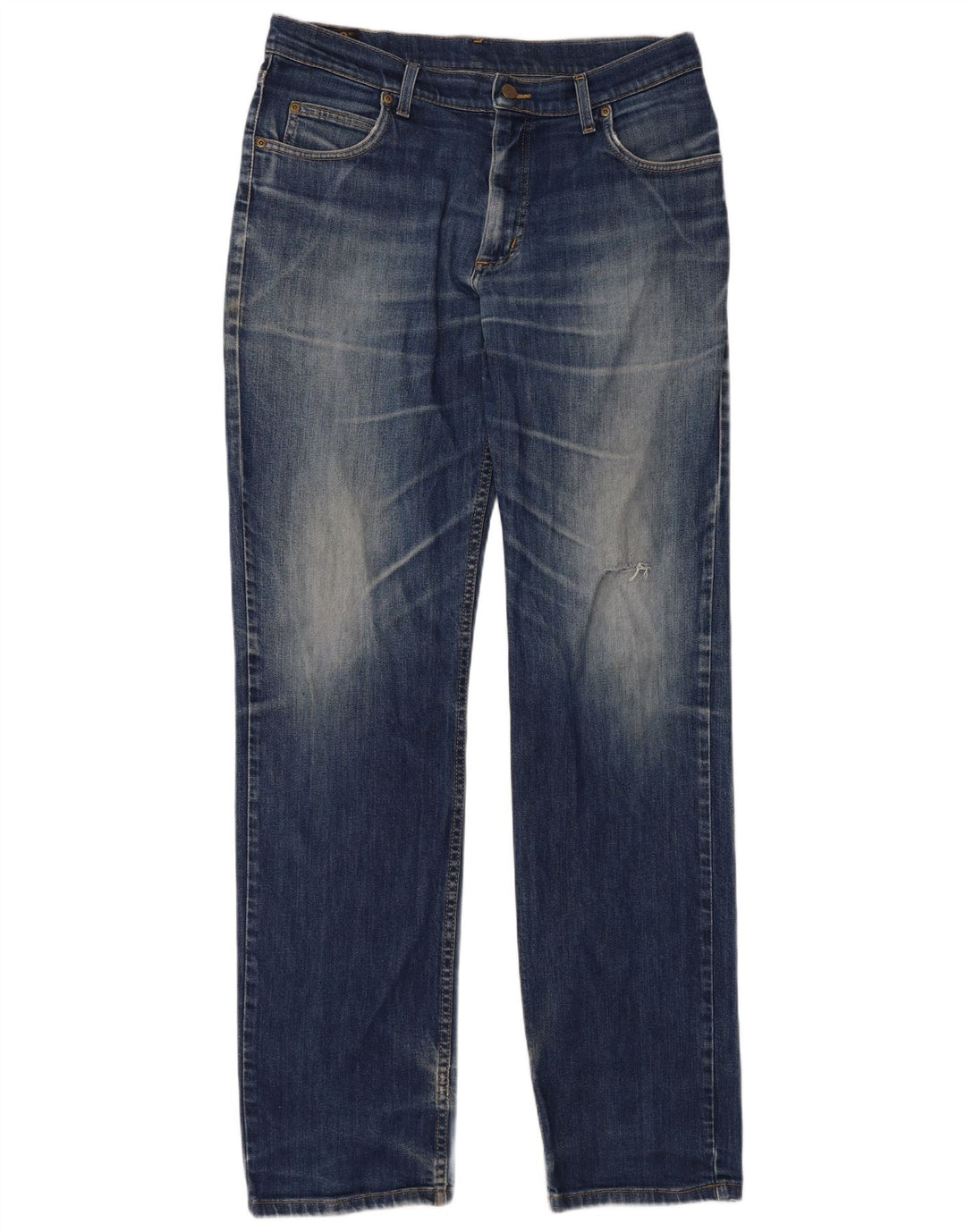 LEE Masculino Brooklyn Straight Jeans W36 L36 Azul Algodão