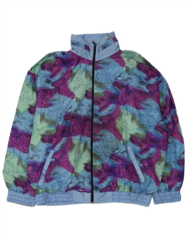 Casaco de treino masculino vintage XL multicolorido Tie Dye