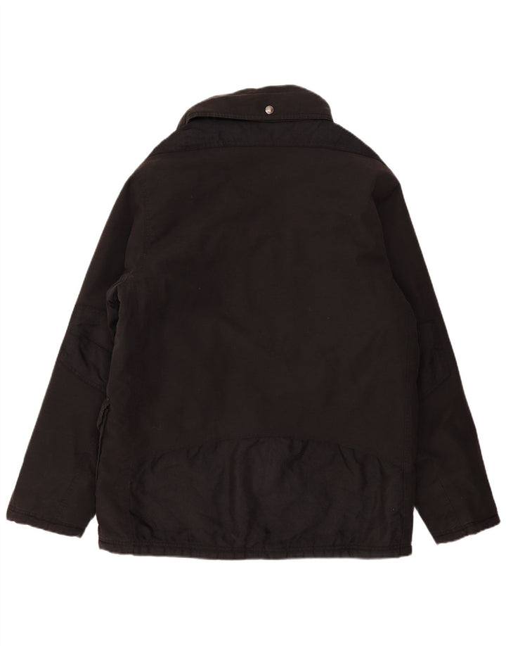 Jaqueta corta-vento masculina WEST SCOUT Reino Unido 40 grande algodão preto