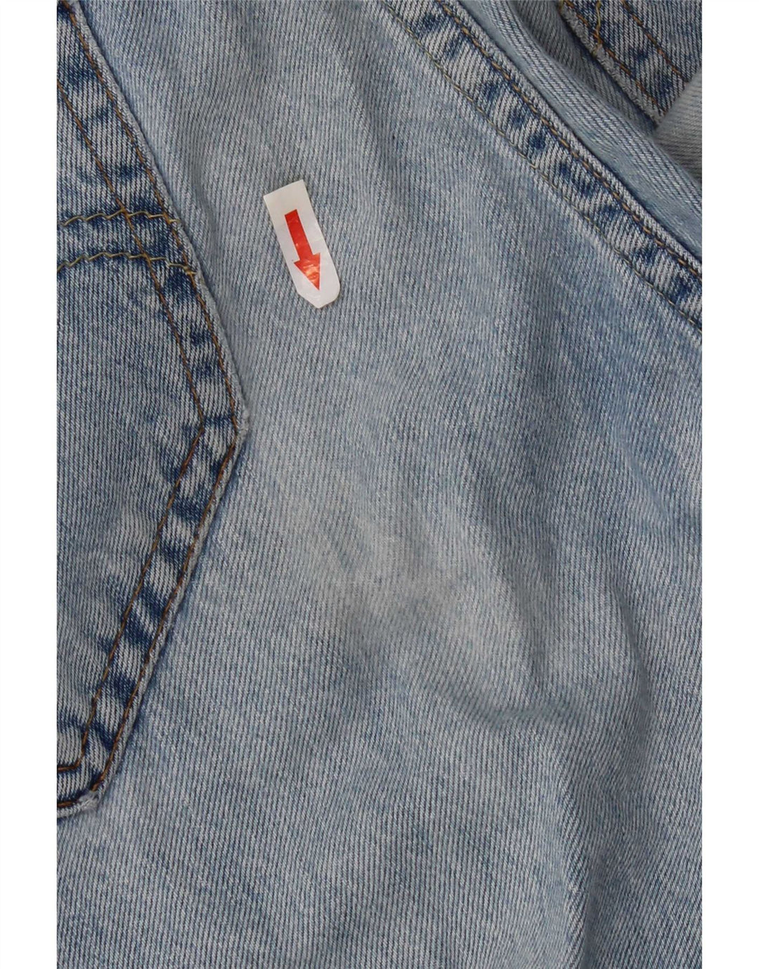 Calça jeans reta masculina Levi's W30 L30 azul algodão