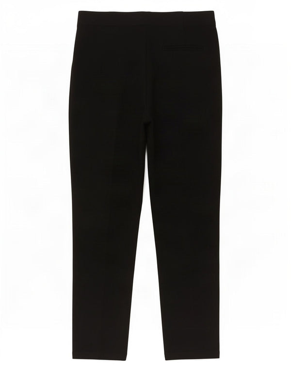Calça feminina reta casual Marks & Spencer Reino Unido 14 grande W32 L27 preta