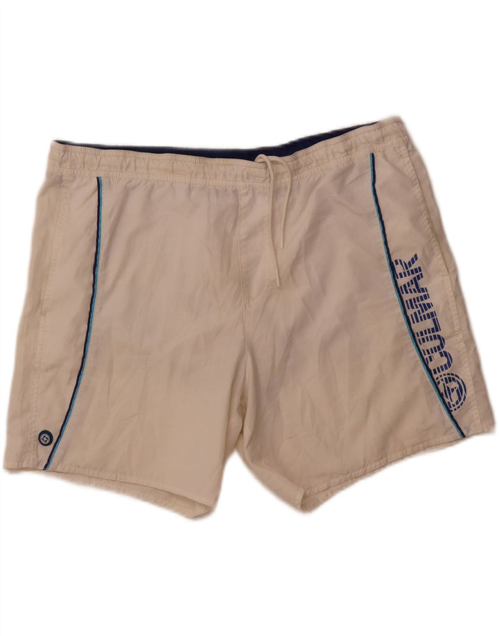 COLMAR Mens Graphic Swimming Shorts IT 52 XL White