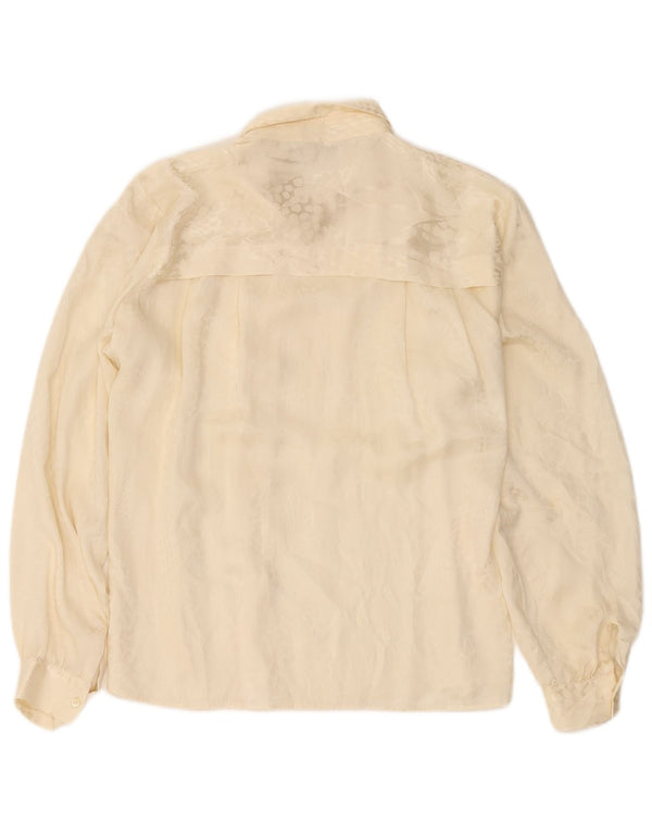 Blusa feminina Mario Pucci Cecconi IT 42 Médio Off White Animal Print