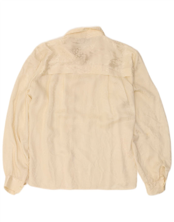 Blusa feminina Mario Pucci Cecconi IT 42 Médio Off White Animal Print