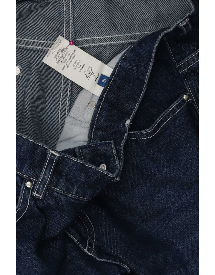 Shorts jeans Fay Boys 15-16 anos W28 algodão azul