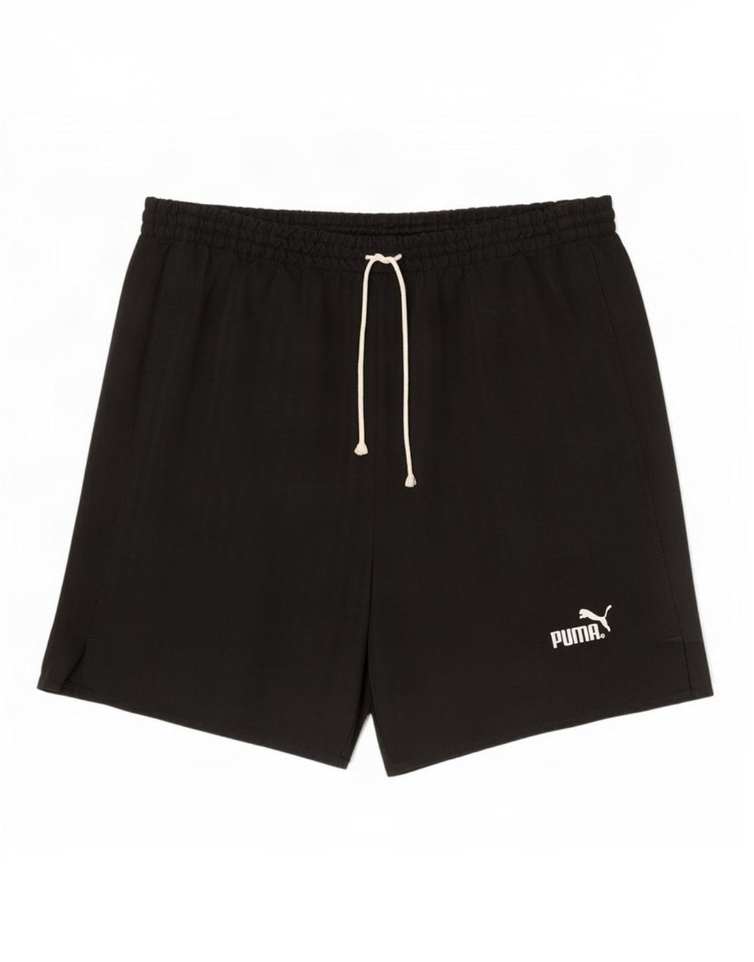 Shorts esportivos masculinos Puma grande poliéster preto