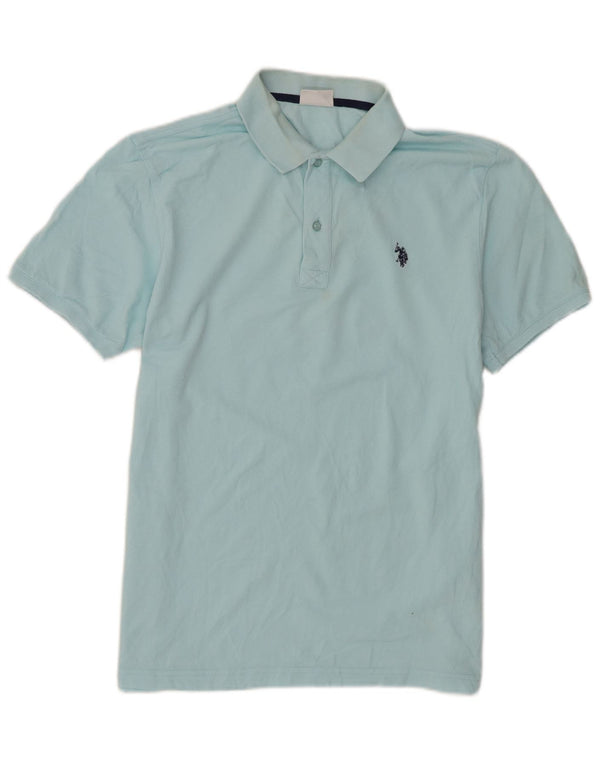 US Polo Assn. Camisa Masculina XL Azul Algodão