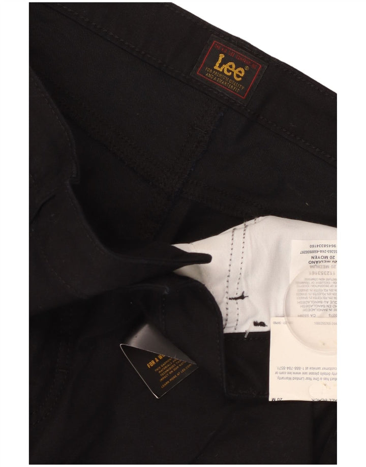 Lee feminino US 20 3XL W40 algodão preto