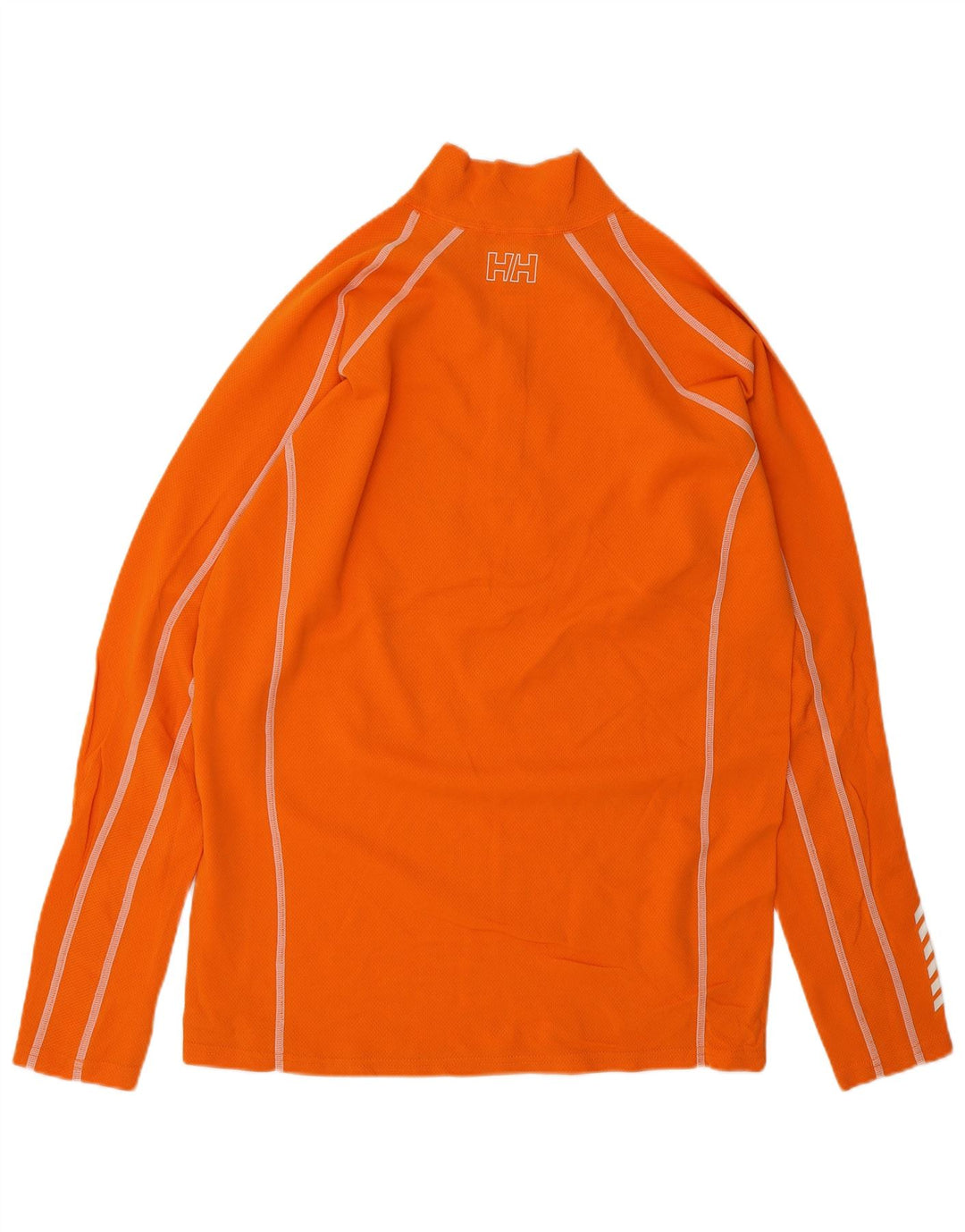 HELLY HANSEN Masculino gráfico com zíper e gola pulôver top XL laranja