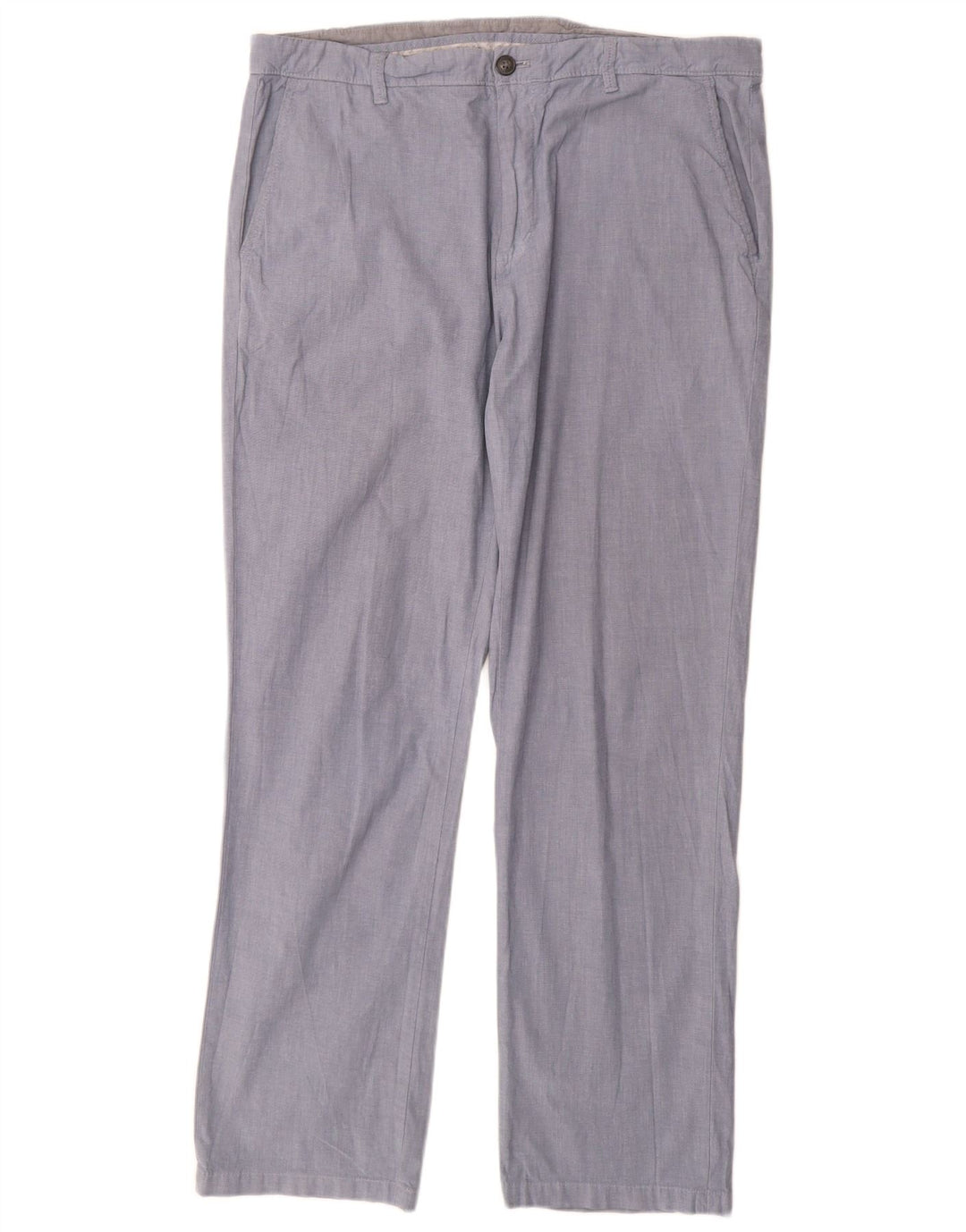 CALVIN KLEIN Calça Chino Masculina Reta W34 L32 Azul