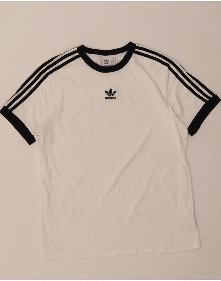 Camiseta Adidas Feminina Top UK 12 Médio Algodão Branco