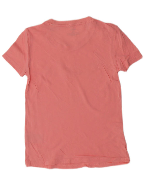 Adidas Camiseta Feminina Graphic Top UK 4/6 XS Rosa Algodão