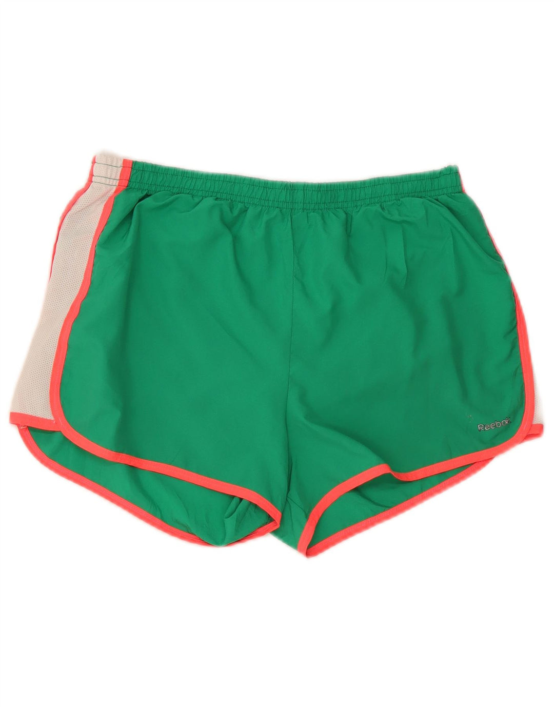 Shorts esportivos femininos Reebok UK 12 poliéster colorblock verde médio