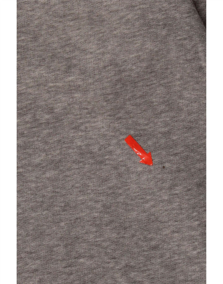 Moletom masculino Nike Jumper pequeno cinza manchado de algodão