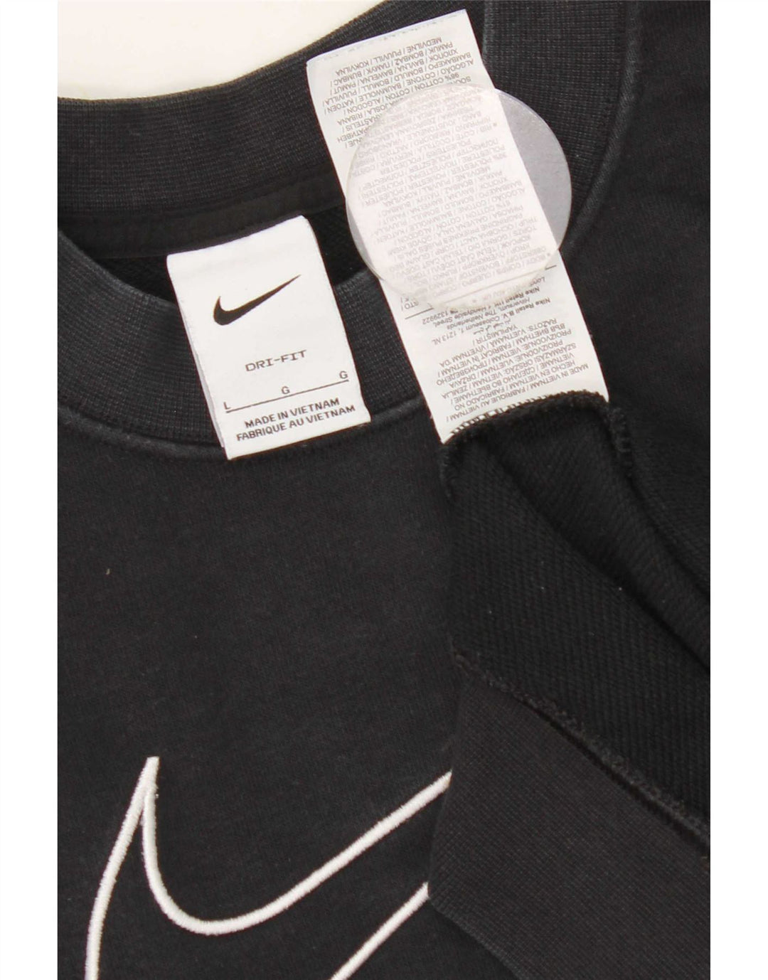 Moletom Nike Masculino Dri Fit Graphic Jumper Grande Algodão Preto