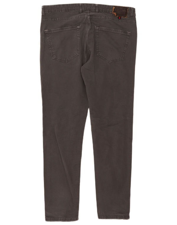 Zara Mens Slim Jeans EU 44 Grande W34 L29 Algodão Cinza