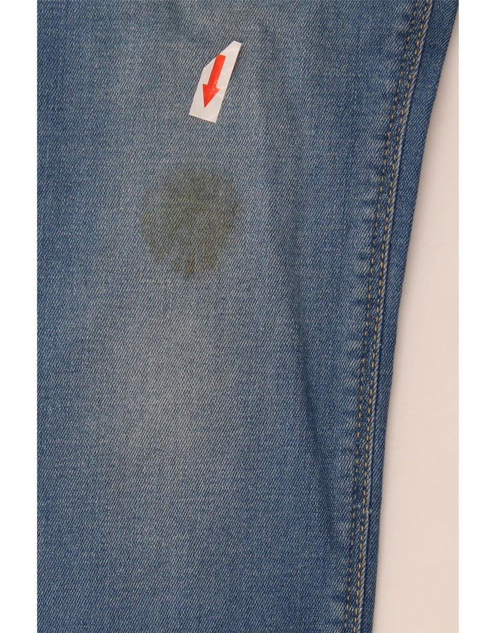 ZARA Jeans Slim Feminino EU 40 Médio W30 L30 Azul